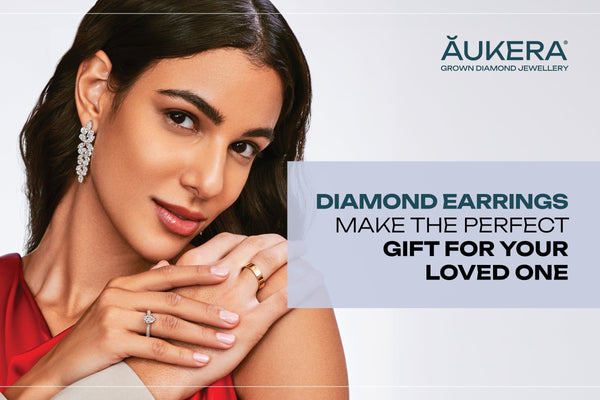 Latest Diamond Earrings Designs in Bangalore by Aukera: Stylish Picks, Prices & Lab Grown Elegance