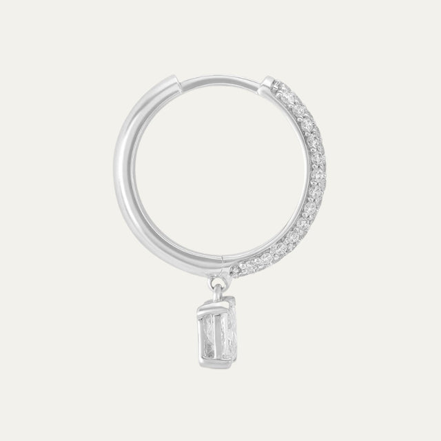 lab grown diamonds aukera dazzling infinity diamond hoops