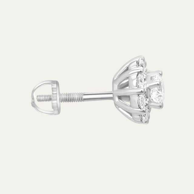 lab grown diamonds aukera brilliant halo studs