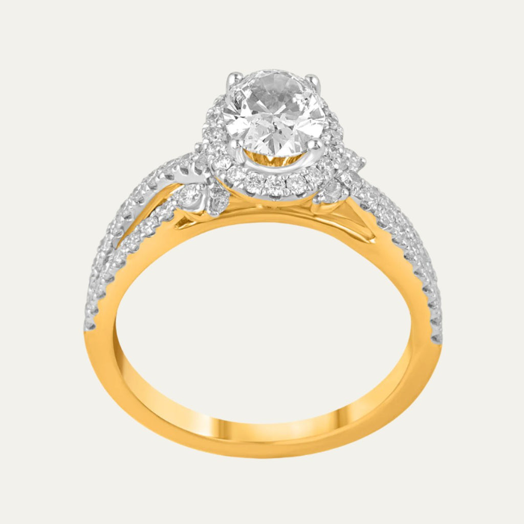 diamond jewellery aukera celestial oval ring