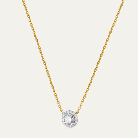 buy women lab grown diamonds aukera dazzling ruby halo diamond pendant