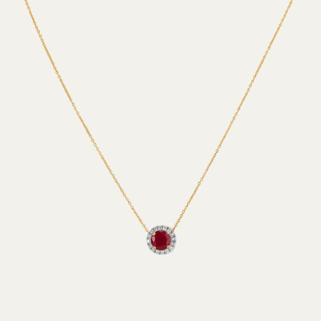 buy women lab grown diamonds aukera celestial ruby star diamond pendant