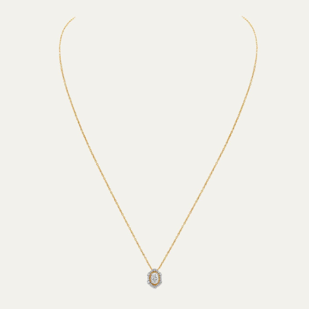 design price halo pendant