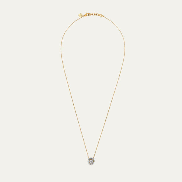 lab grown diamonds aukera golden octaglow diamond pendant