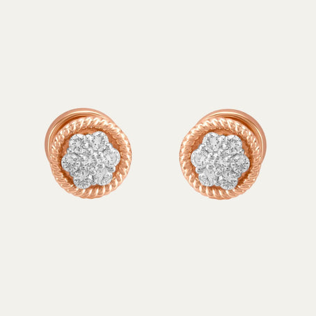 Aukera Celestial Whirl Nakshatra Stud Earrings