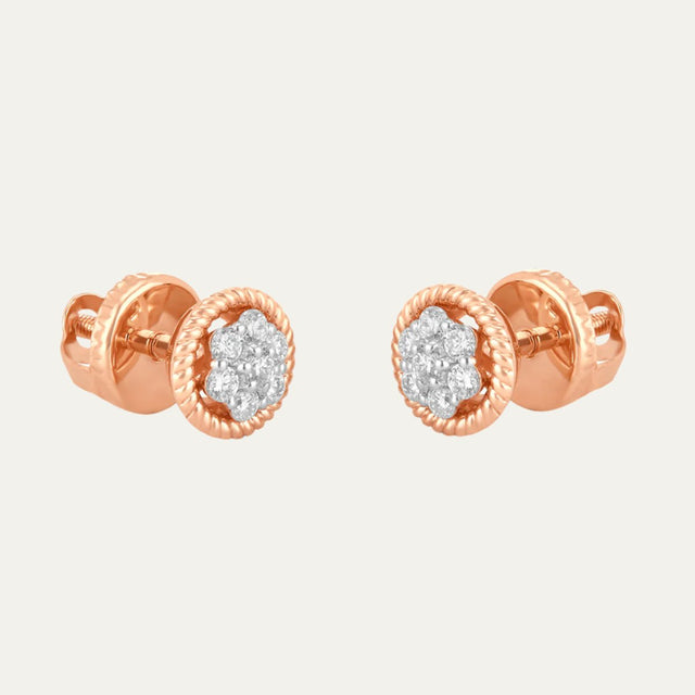 diamond jewellery celestial whirl nakshatra stud earrings
