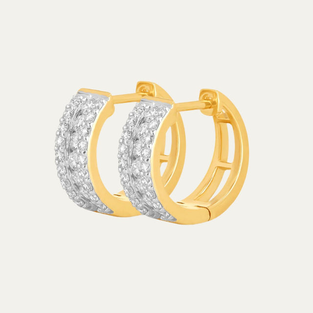 buy women lab grown diamonds aukera diamond alchemy j hoop earring