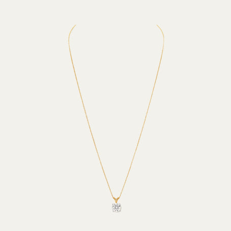 buy women lab grown diamonds aukera rosy radiance 4 prong solitaire pendant