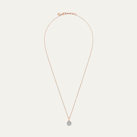 Aukera Lab Grown Diamonds-Ros‚ Halo Spark Pendant