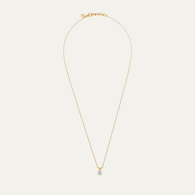 buy women lab grown diamonds aukera golden essence solitaire pendant