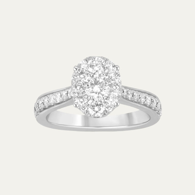 lab grown diamond cascade elegance