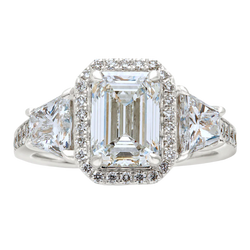 Aukera Amsterdam Emerald Cut Solitaire Ring