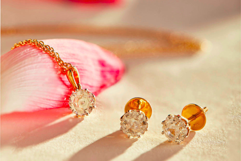 Gold Diamond Earrings Designs