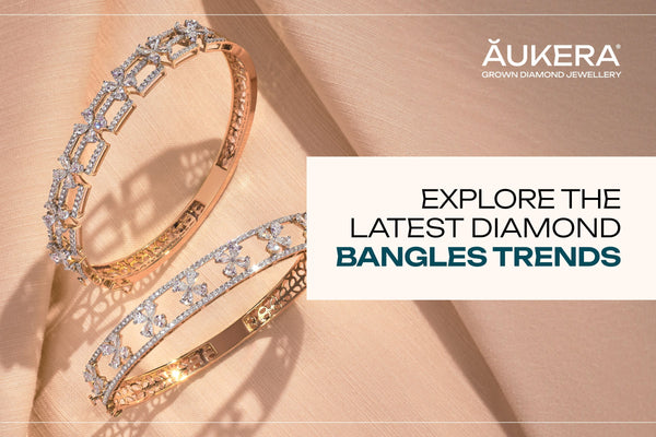 Aukera's Latest Diamond Bangles Designs: Explore Our Modern Collection