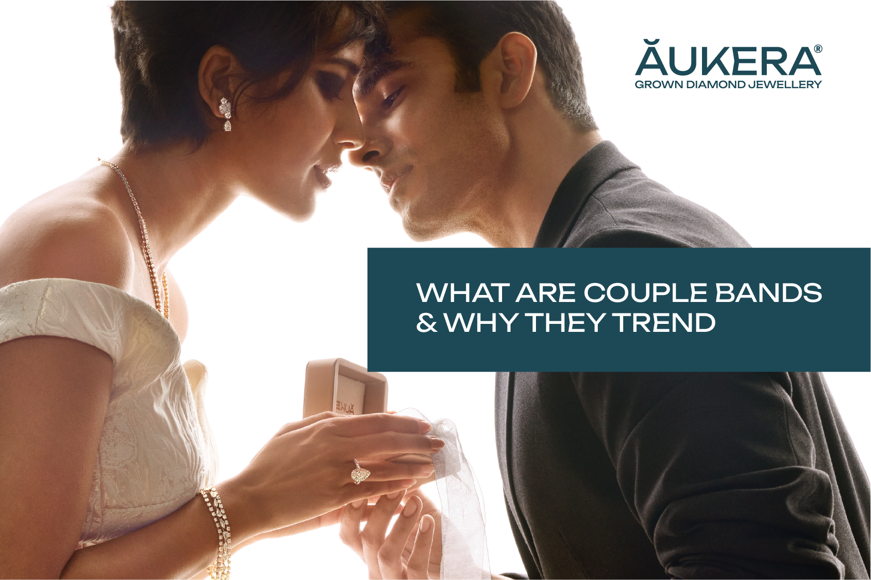 Matching couple band rings