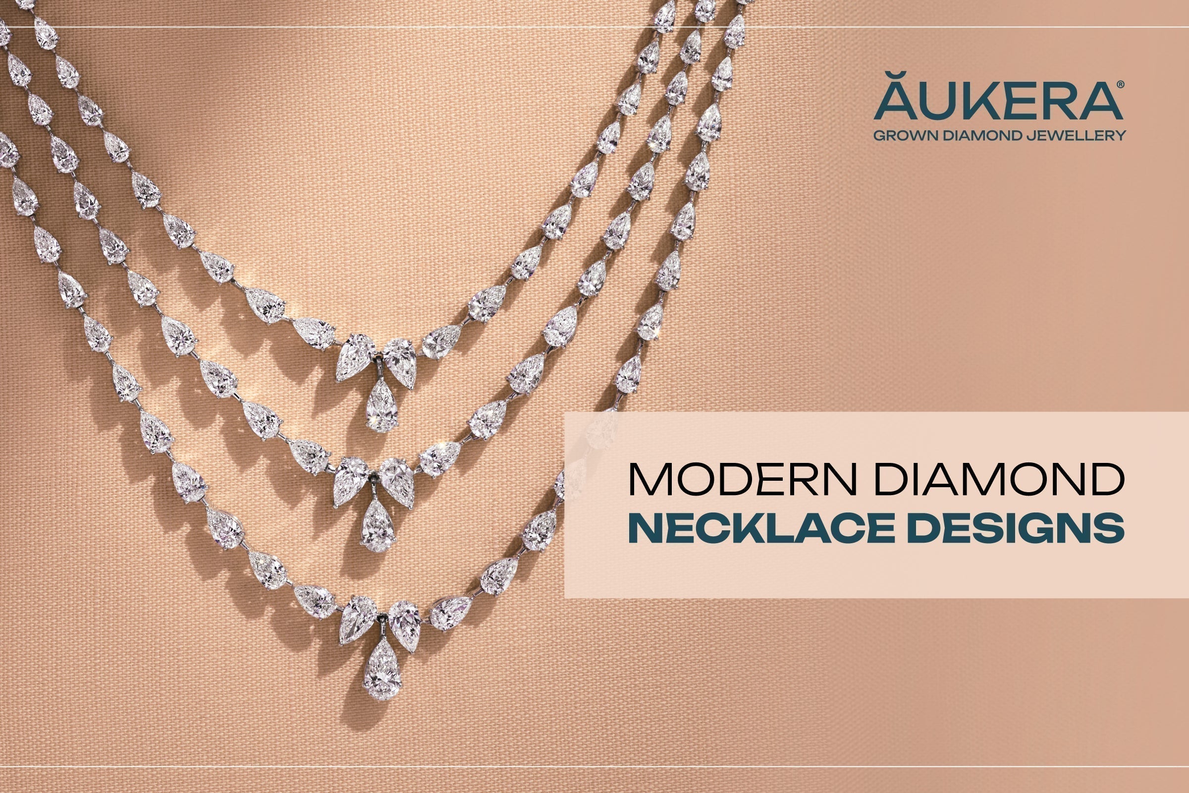 simple diamond necklace designs