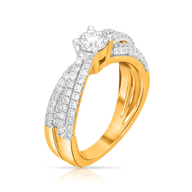 diamond jewellery aukera enchanted beginnings ring