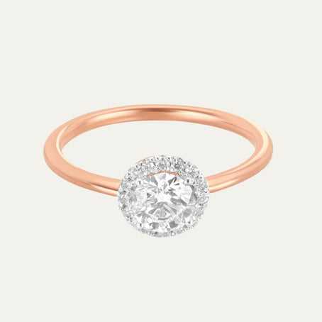 Aukera-Blushing Beauty Halo Ring