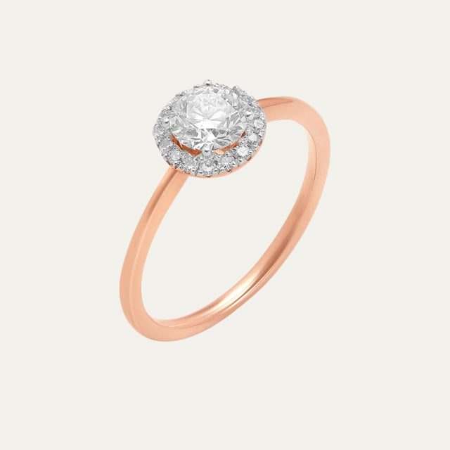 design price blushing beauty halo ring