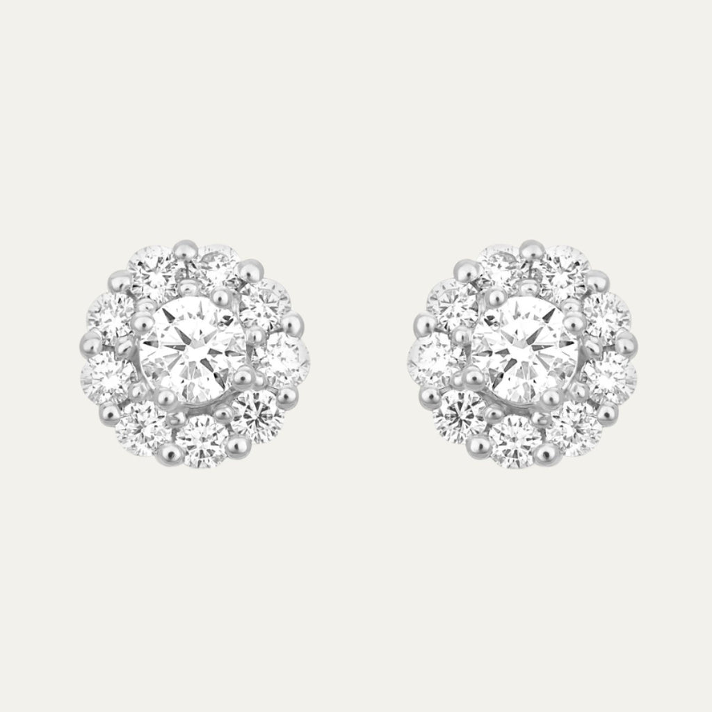 Aukera-Brilliant Halo Studs