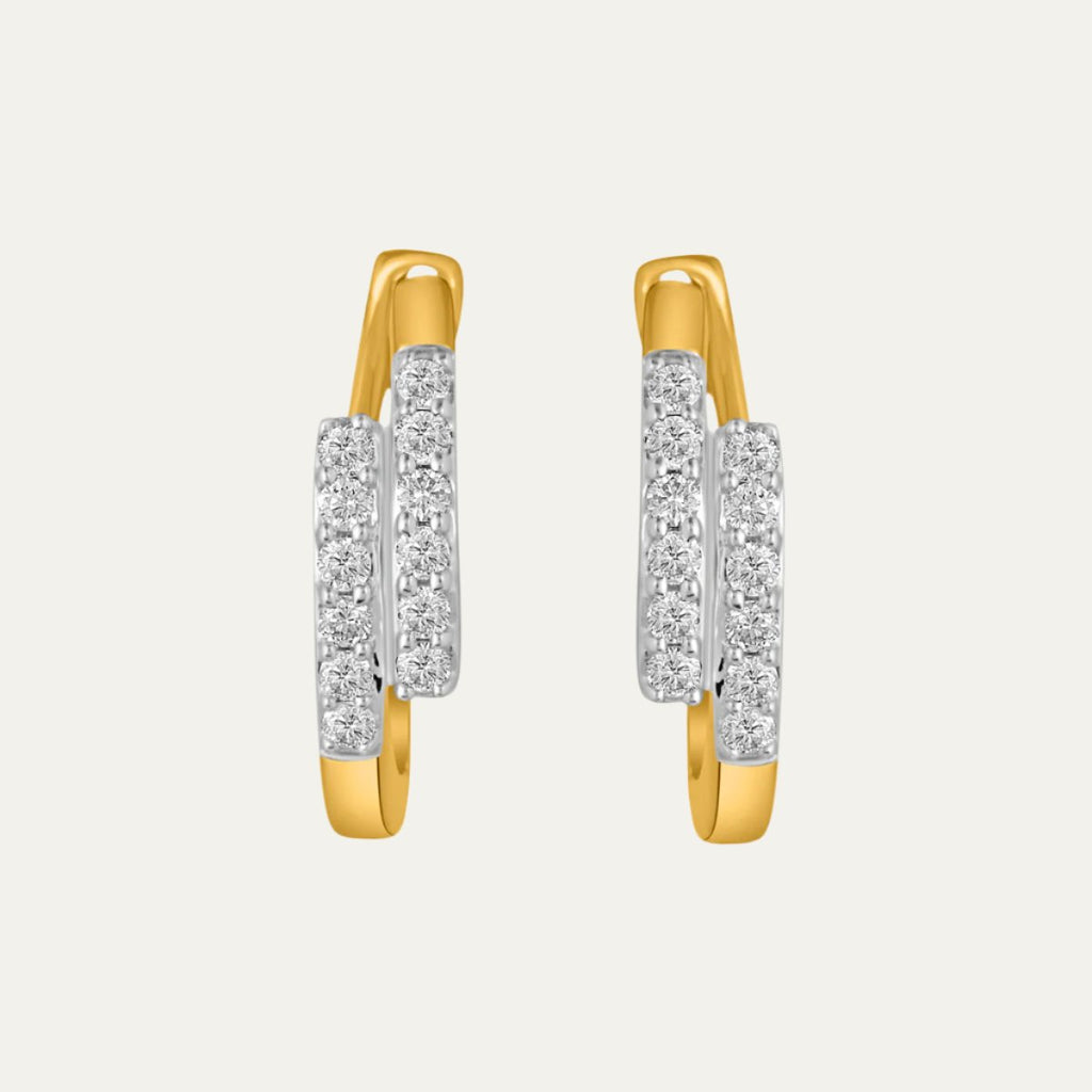 buy women lab grown diamonds aukera cascade hoop earrings