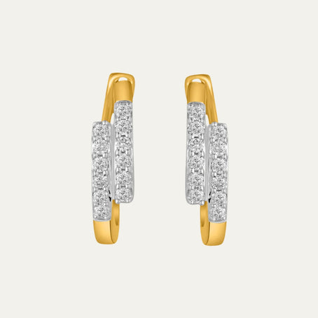 buy women lab grown diamonds aukera cascade hoop earrings
