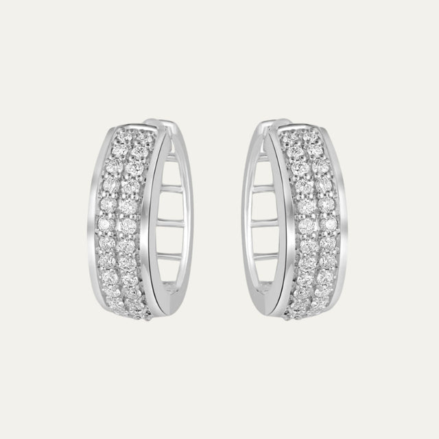 buy women lab grown diamonds aukera hoop huggies