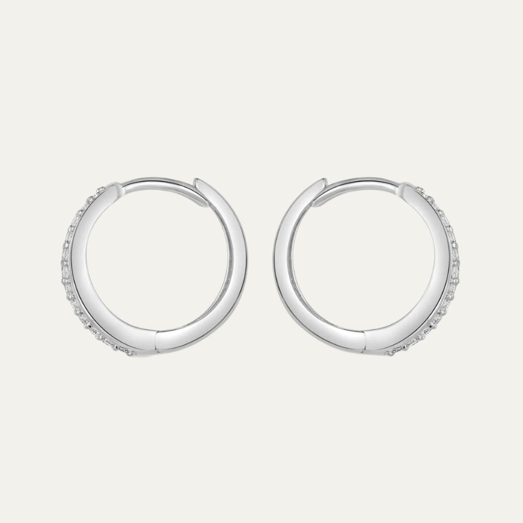 lab grown diamonds aukera hoop huggies