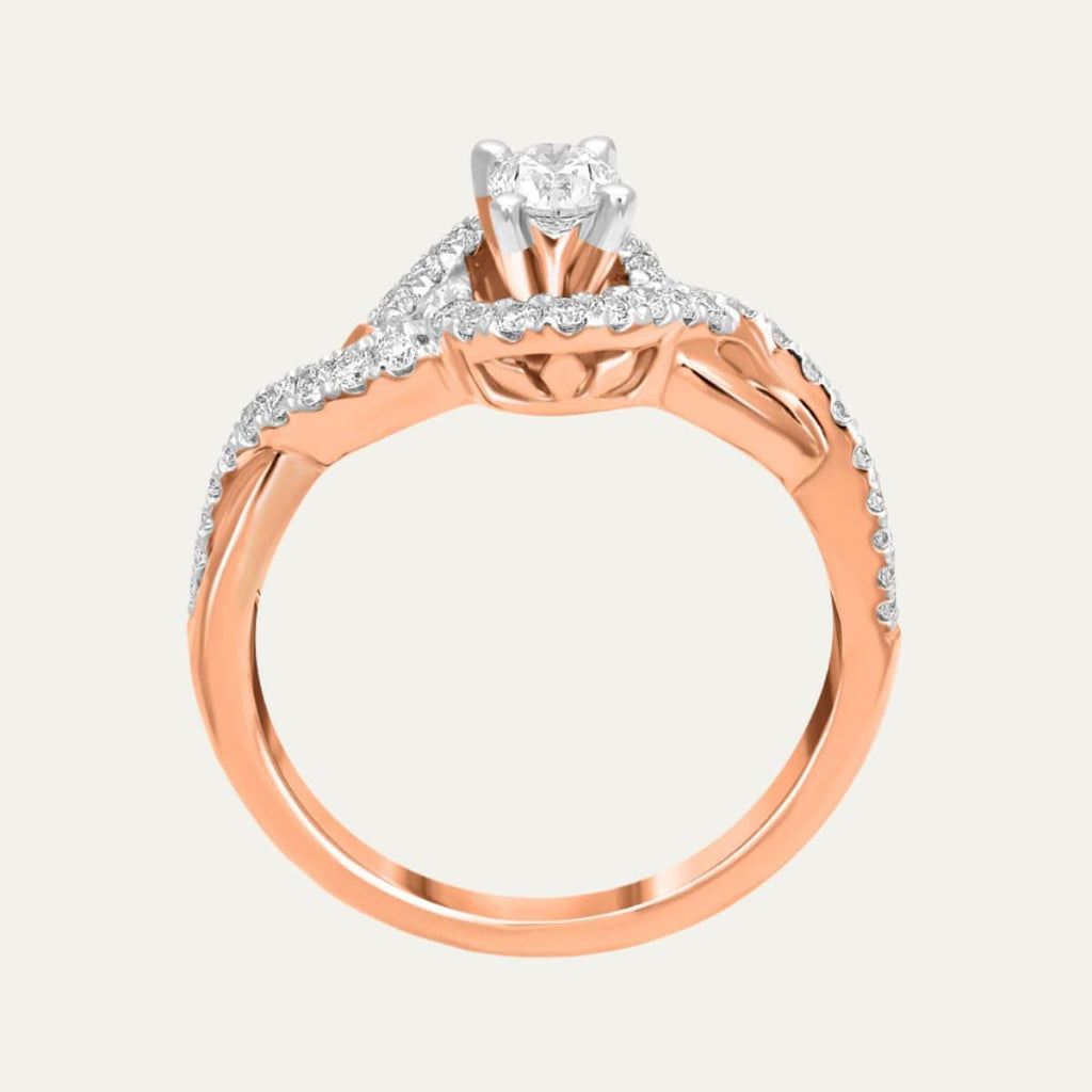 diamond jewellery twisited embrace circlet