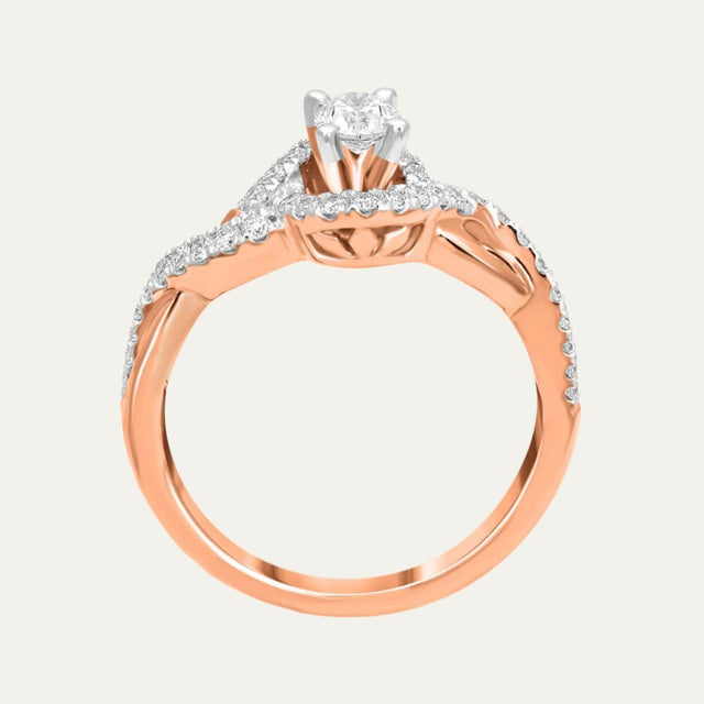 diamond jewellery twisited embrace circlet