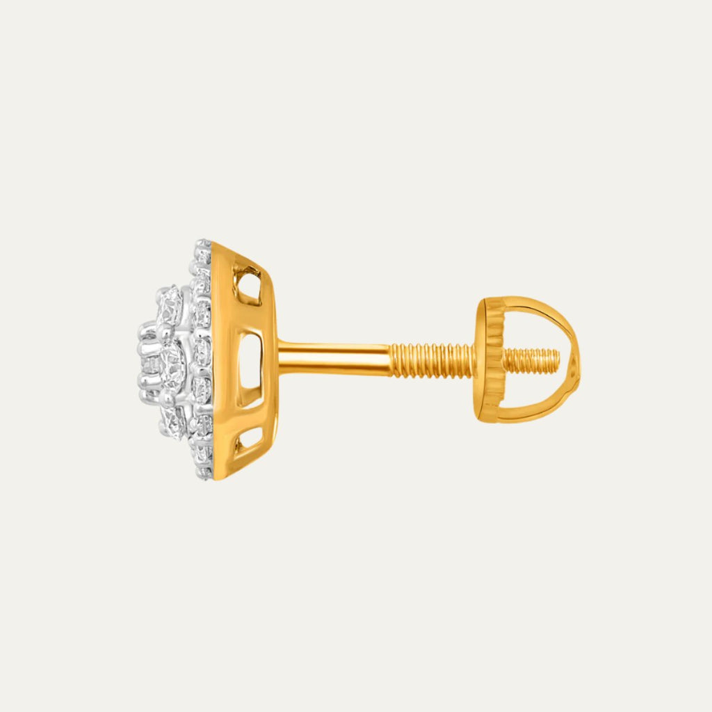 lab grown diamonds aukera halo nakshatra studs