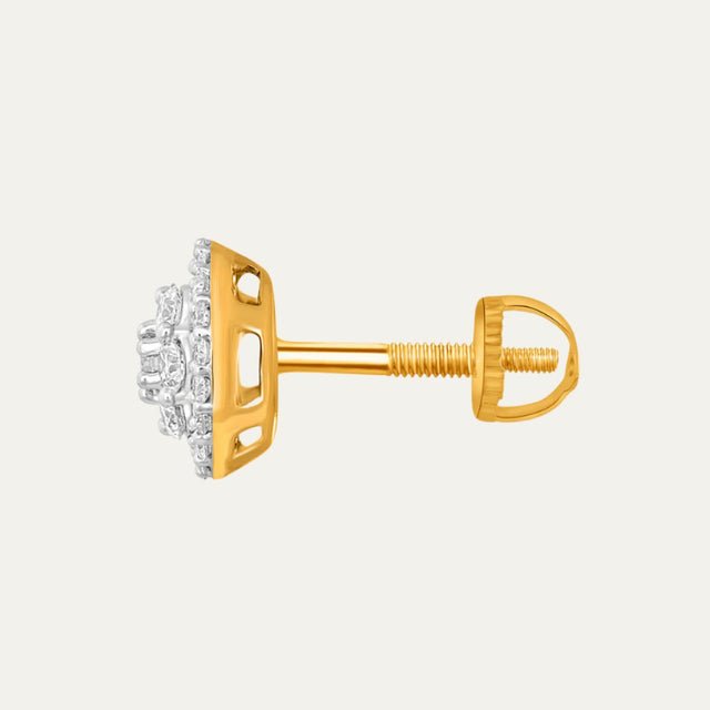 lab grown diamonds aukera halo nakshatra studs