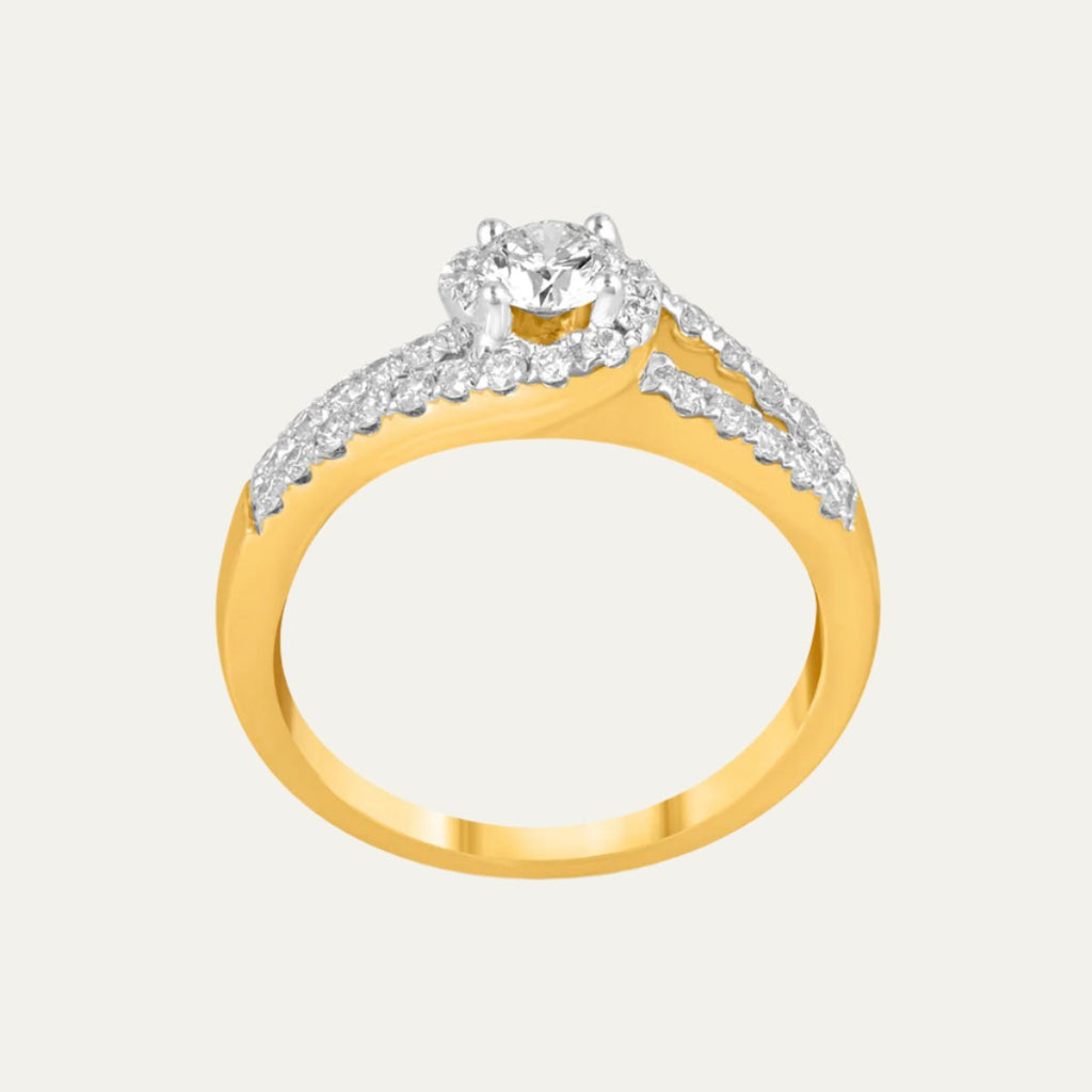 lab grown diamond harmony mirage cascade ring