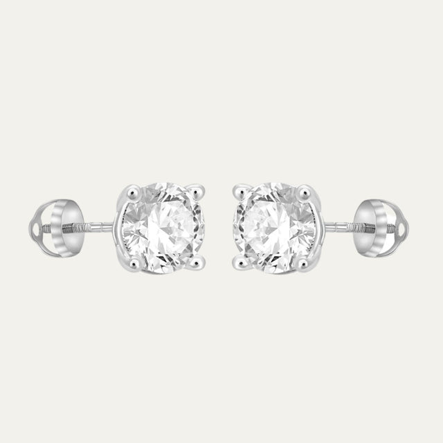 lab grown diamonds aukera iconic solitaire studs