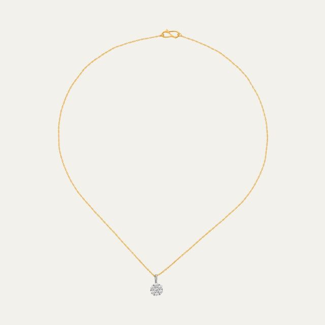 Aukera-Luminous Petals Flower Pendant