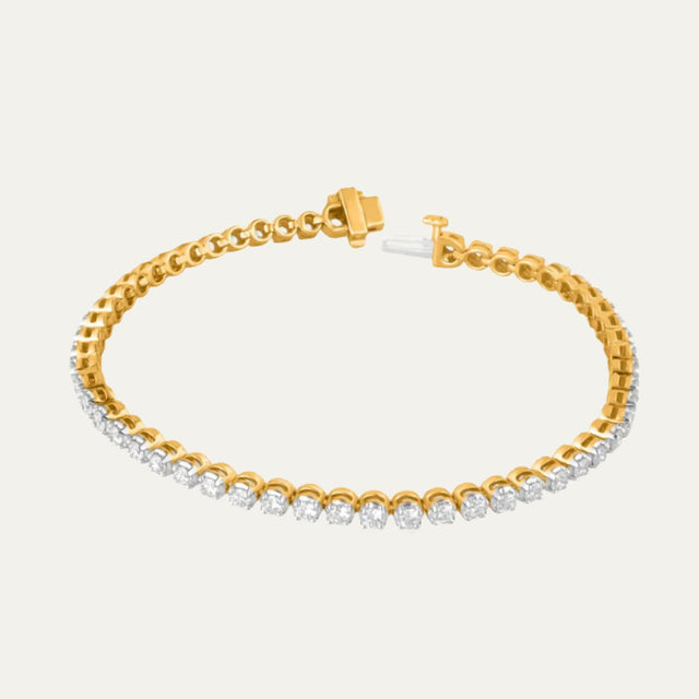 lab grown diamond millionaire tennis bracelet
