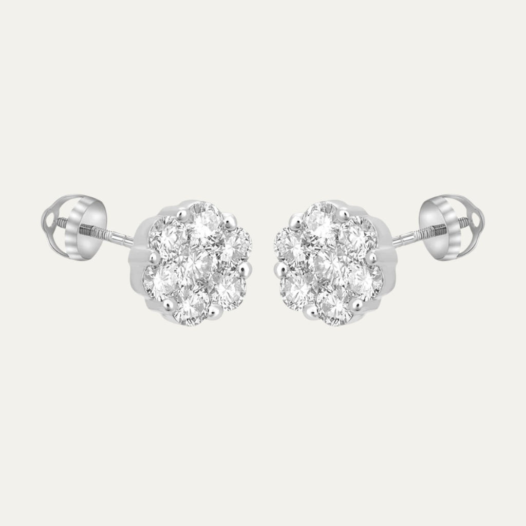 buy women lab grown diamonds aukera nakshatra stud earrings