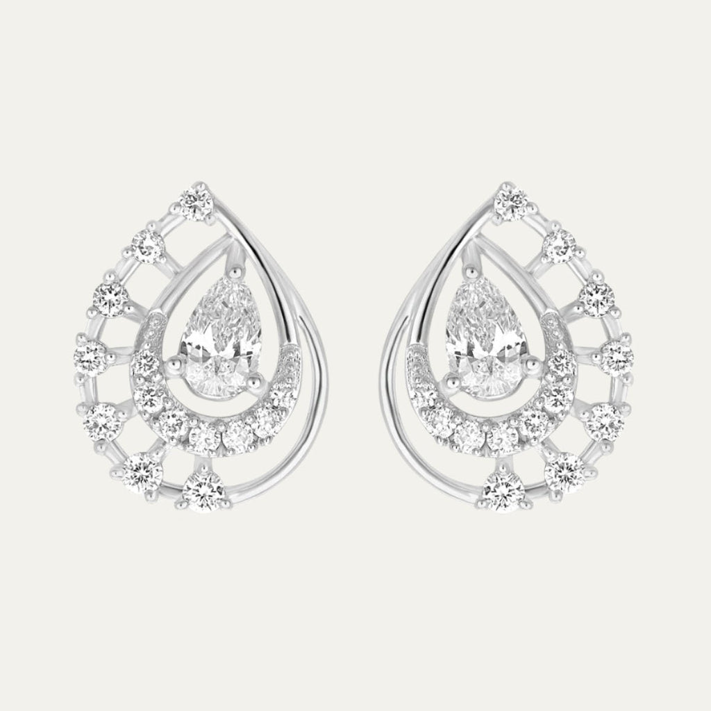 Aukera-Pear Ensemble Earrings