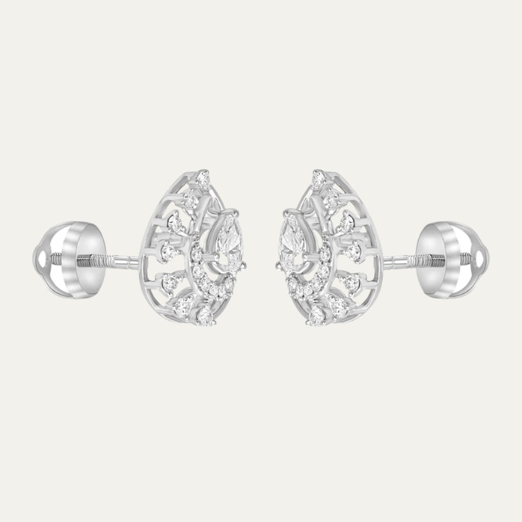 buy women lab grown diamonds aukera pear ensemble earrings
