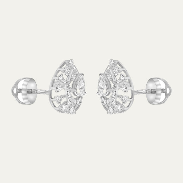 buy women lab grown diamonds aukera pear ensemble earrings