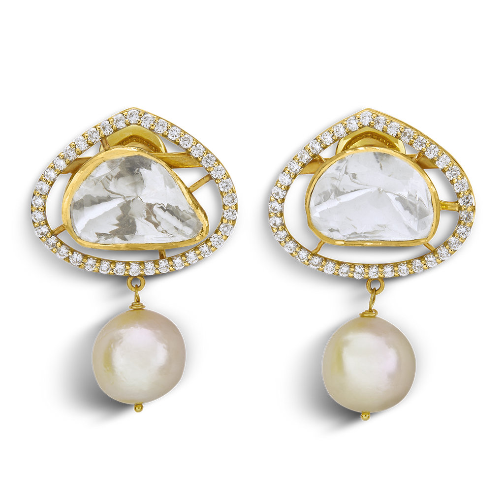 AUKERA EMPYREAN POLKI EARRINGS