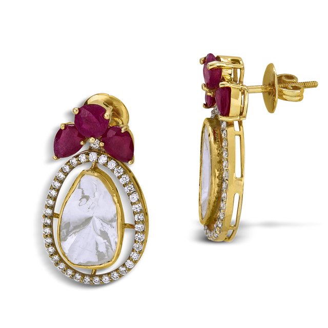 Price Sovereign Souvenir Polki Earrings