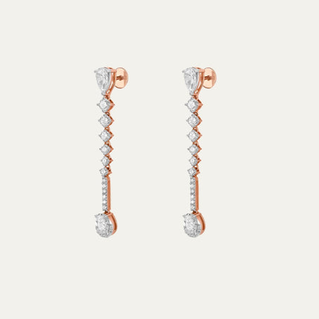 lab grown diamond party earrings