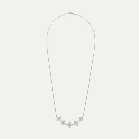 diamond jewellery fleur de luxe necklace