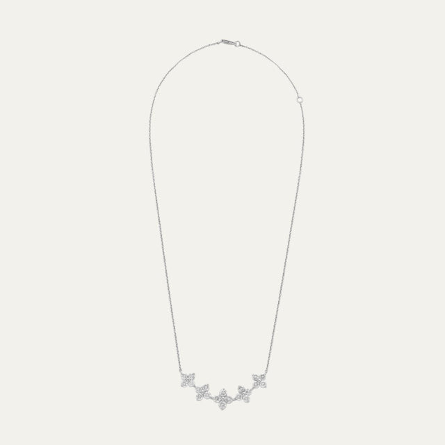 diamond jewellery fleur de luxe necklace