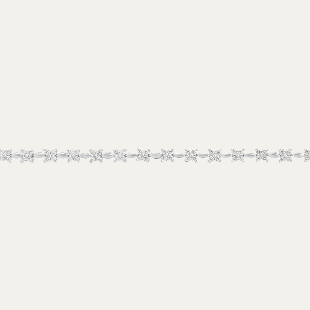 design price tennis bracelet with isotoxal star bracelet