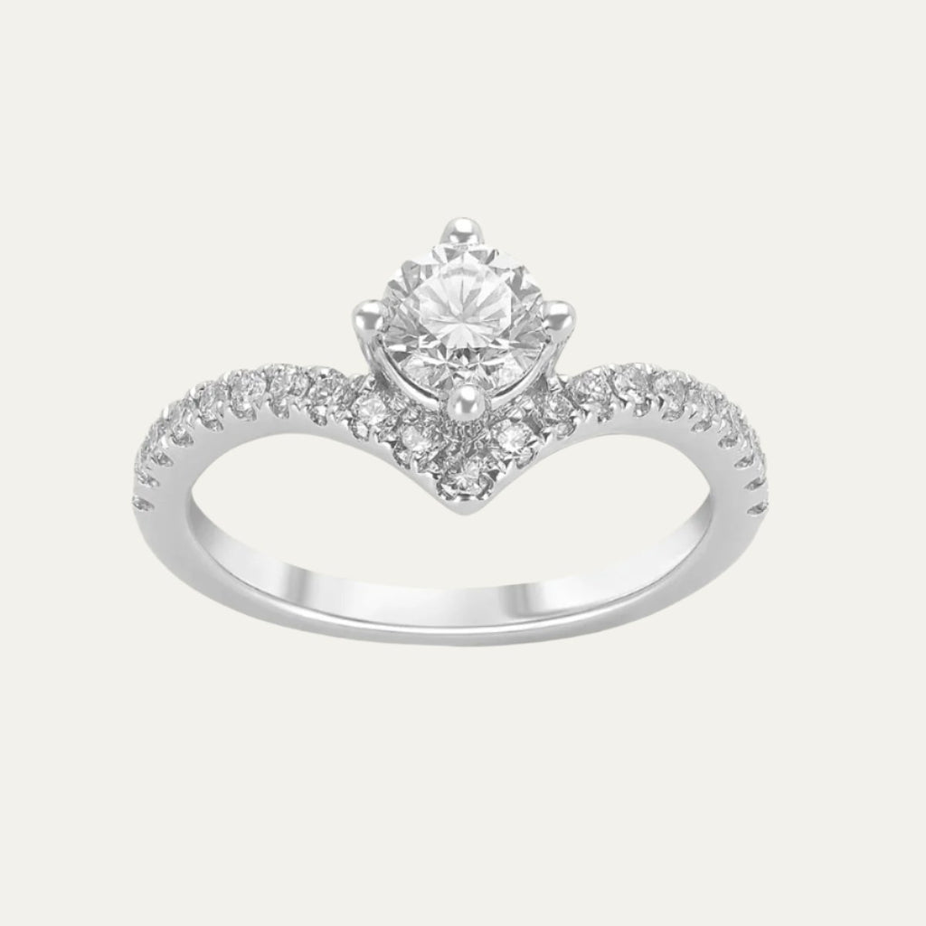 lab grown diamond celestial glow ring