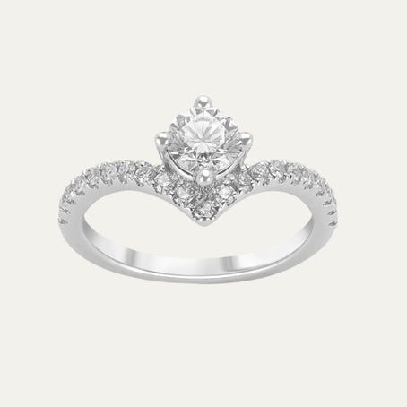 lab grown diamond celestial glow ring