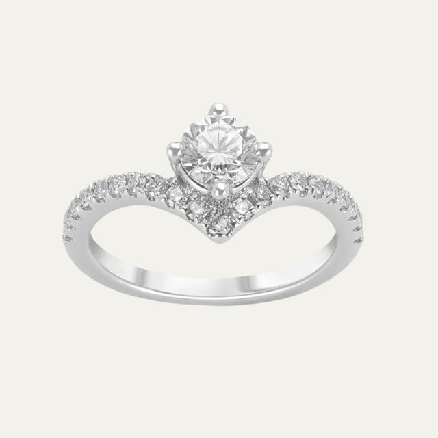 lab grown diamond celestial glow ring