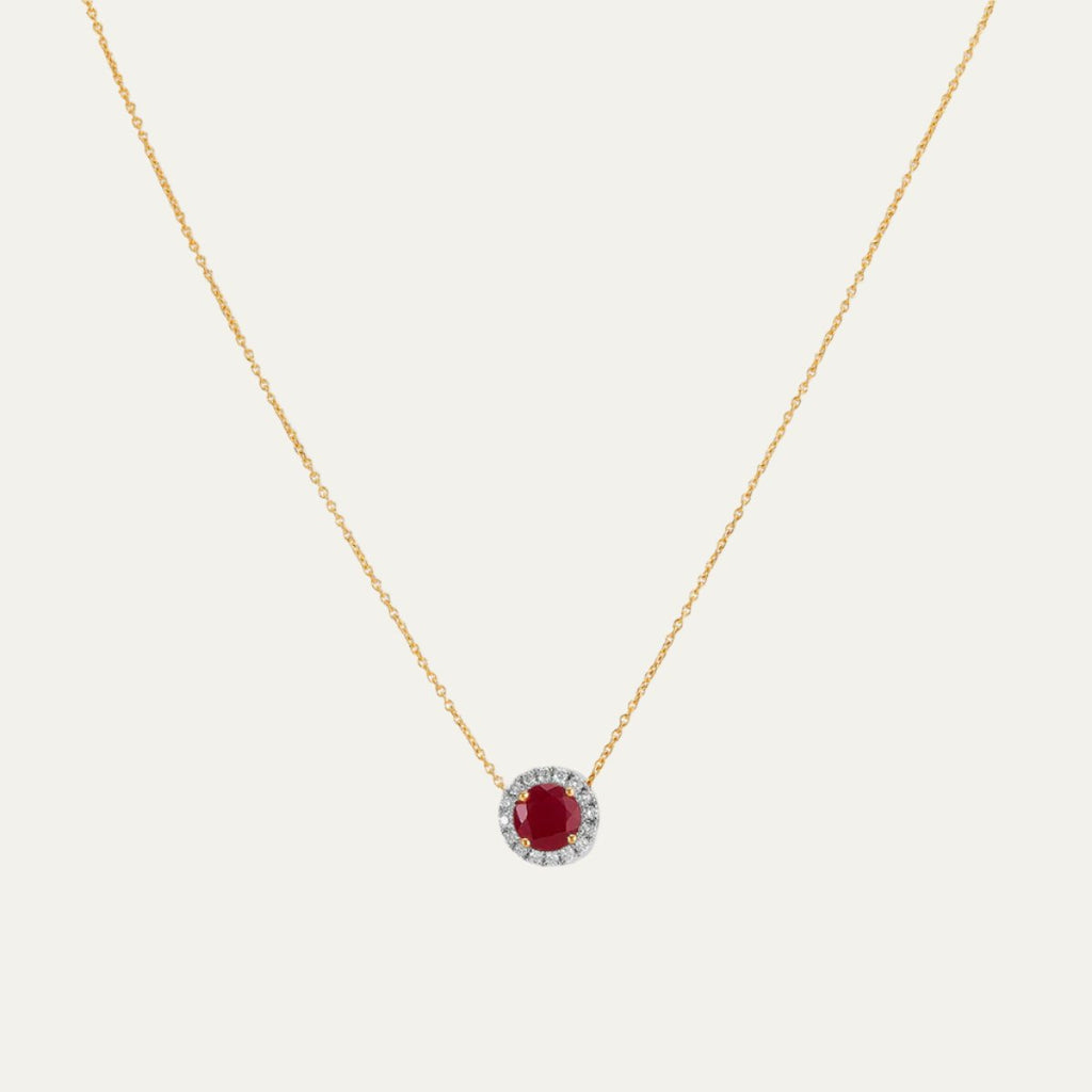 buy women lab grown diamonds aukera celestial ruby star diamond pendant